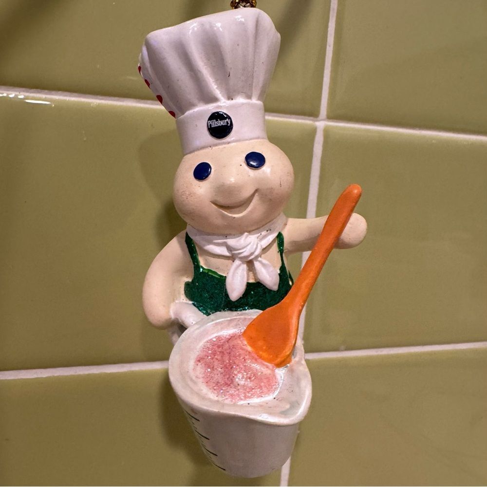 Danbury Mint The Pillsbury Doughboy Glitter Ornament - No Box